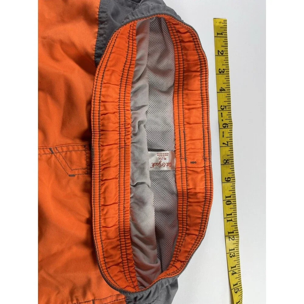 Cat & Jack Boys Swim Trunks Size XL (16) Blue Orange Gray Colorblock Board Shor